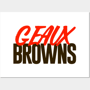 Geaux Browns - CLEVELAND TIGERS Posters and Art